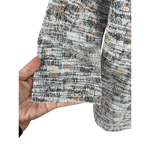 Dolan Anthropologie Women's Multi-colored Tweed Long Line Zip Cardigan Size L - Picture 7 of 13